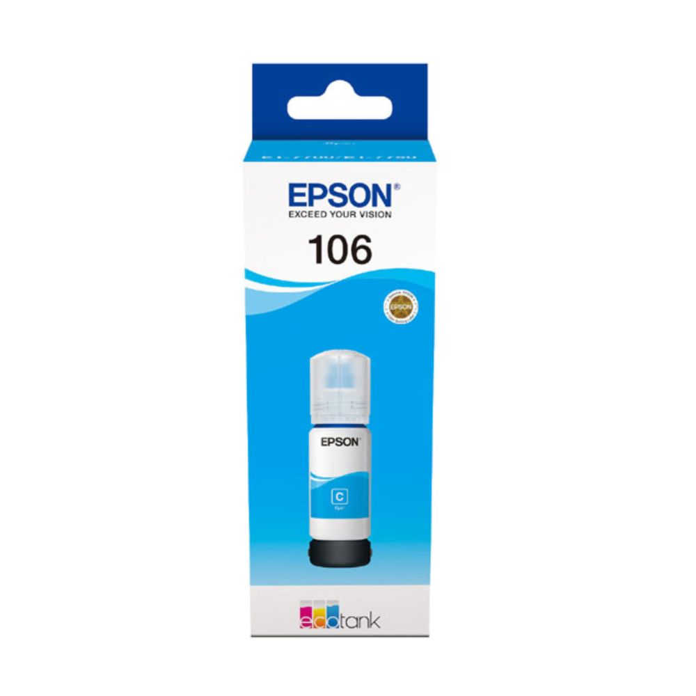 Epson T00R2 (C13T00R240) ecoTANK 106 Cyan ORIGINAL (70ml)