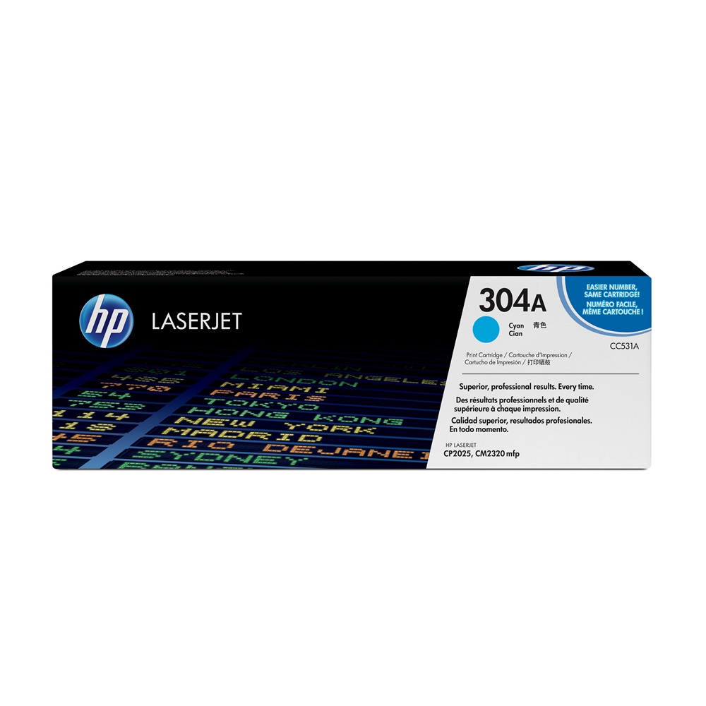 HP CC531A (304A) Cyan ORIGINAL toner