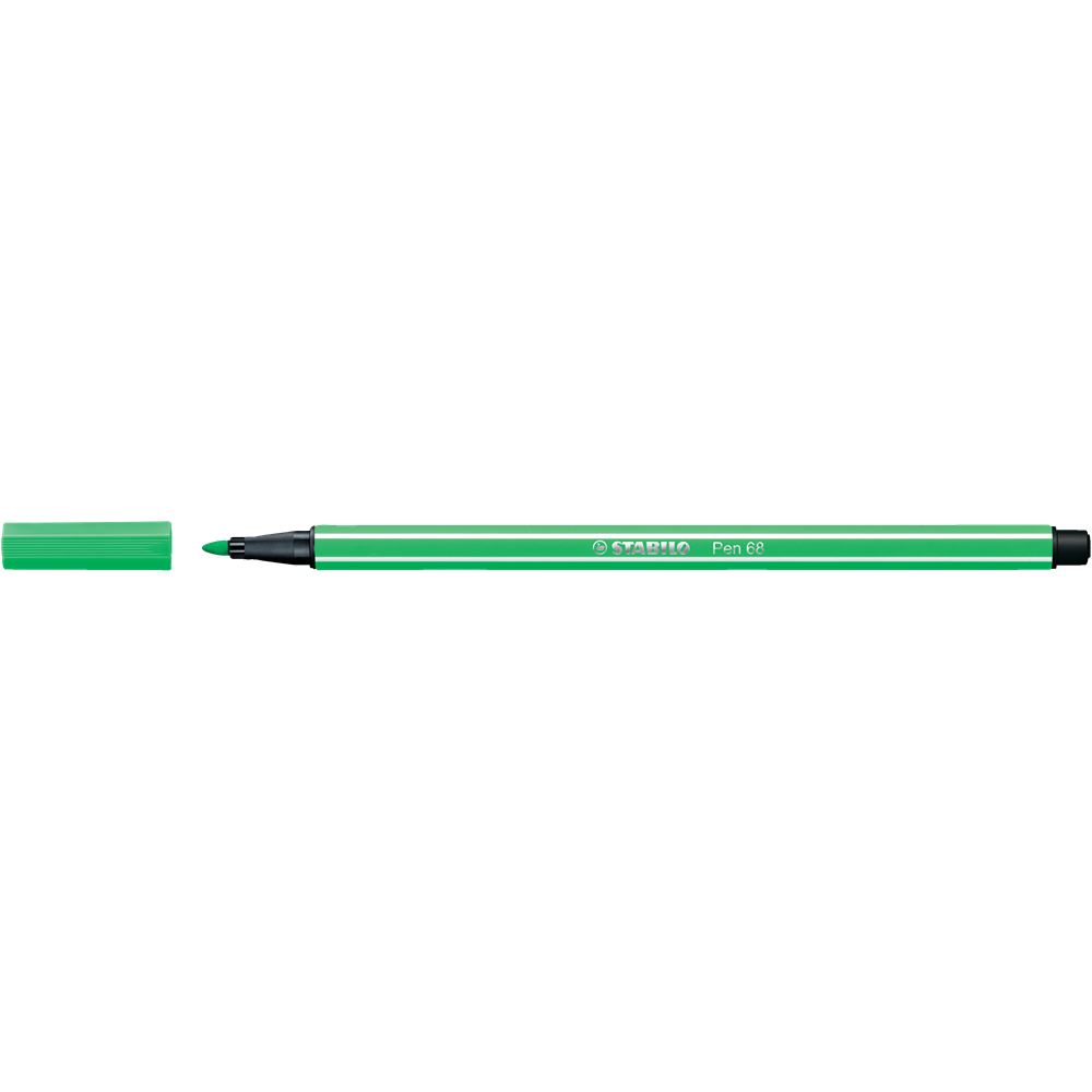 Popisovač 1mm, STABILO Pen 68 smaragdovo zelený