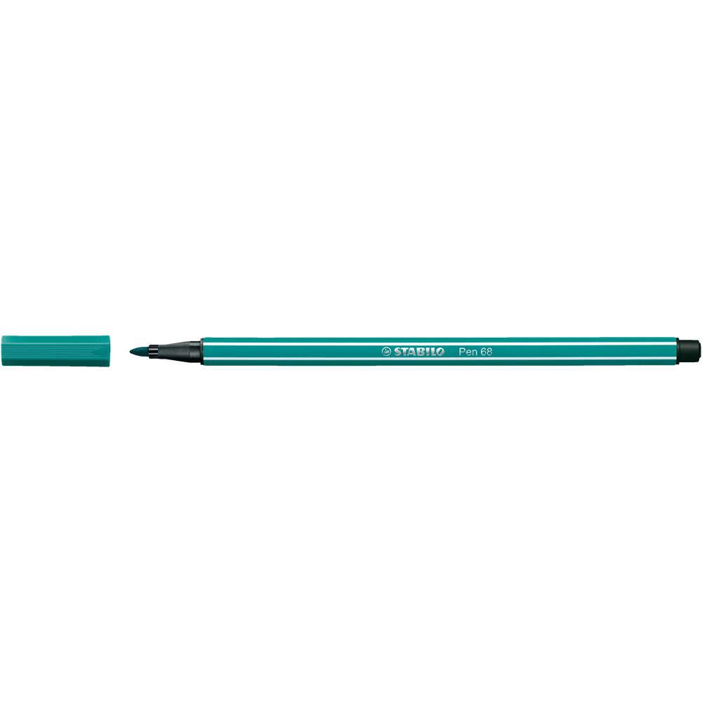Popisovač 1mm, STABILO Pen 68 tyrkysový