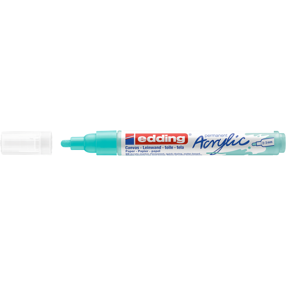 Akrylový popisovač 2-3mm EDDING 5100 tyrkysový