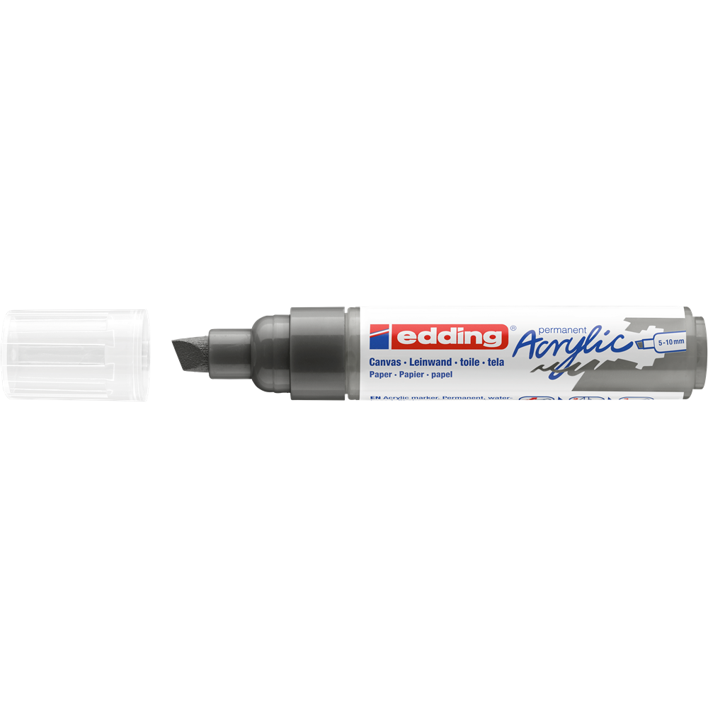 Akrylový popisovač 5-10mm EDDING 5000 antracitový