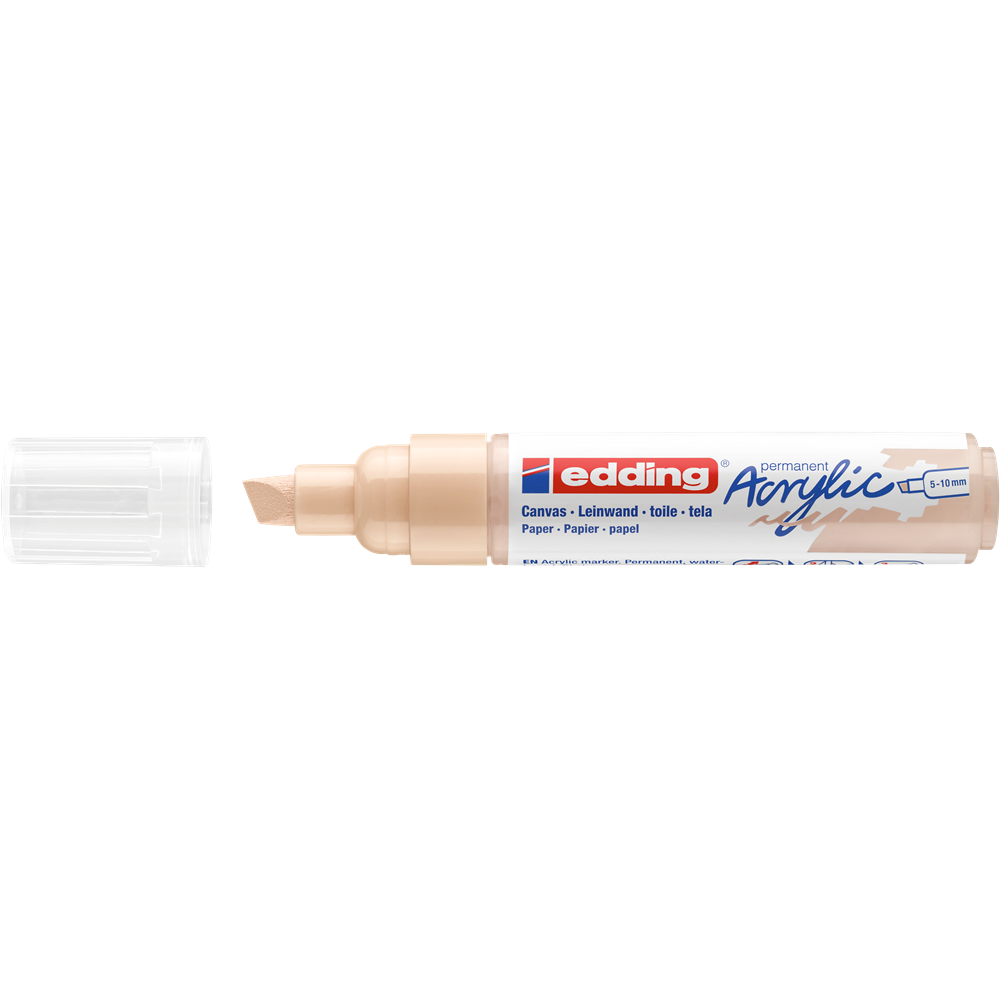 Akrylový popisovač 5-10mm EDDING 5000 béžový