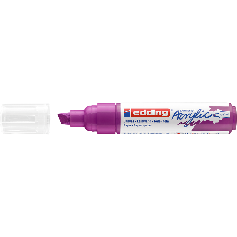 Akrylový popisovač 5-10mm EDDING 5000 fialový