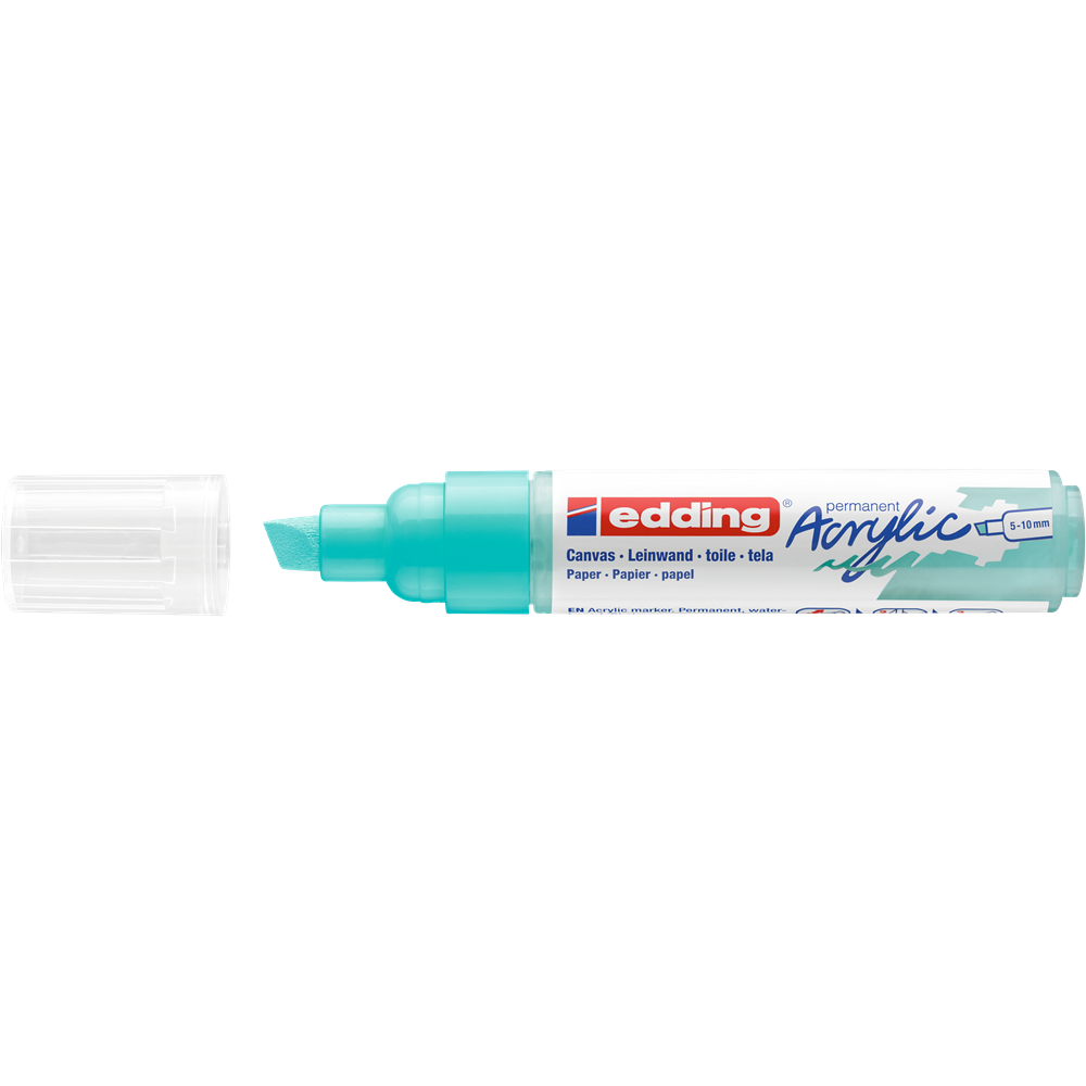 Akrylový popisovač 5-10mm EDDING 5000 tyrkysový