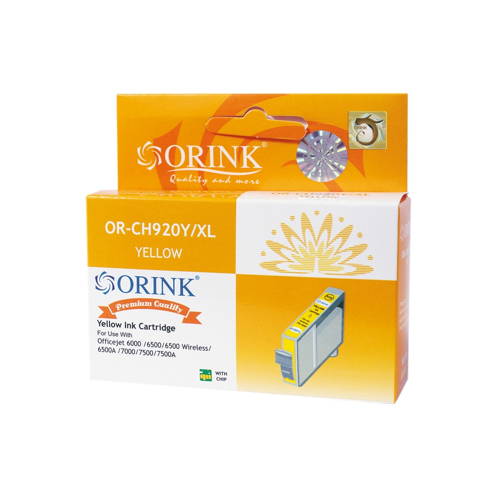 HP 920XL (CD974A) Yellow ORINK PREMIUM