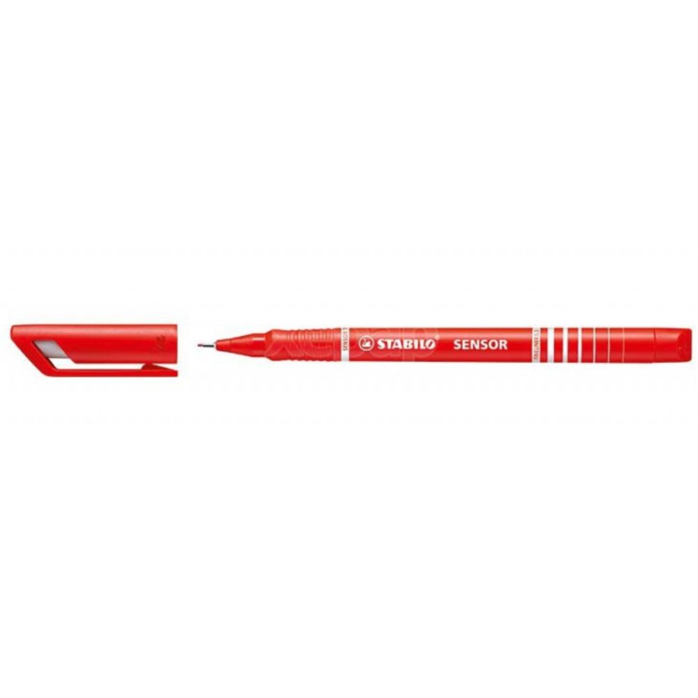 Liner 0,3mm, Stabilo Sensor červený