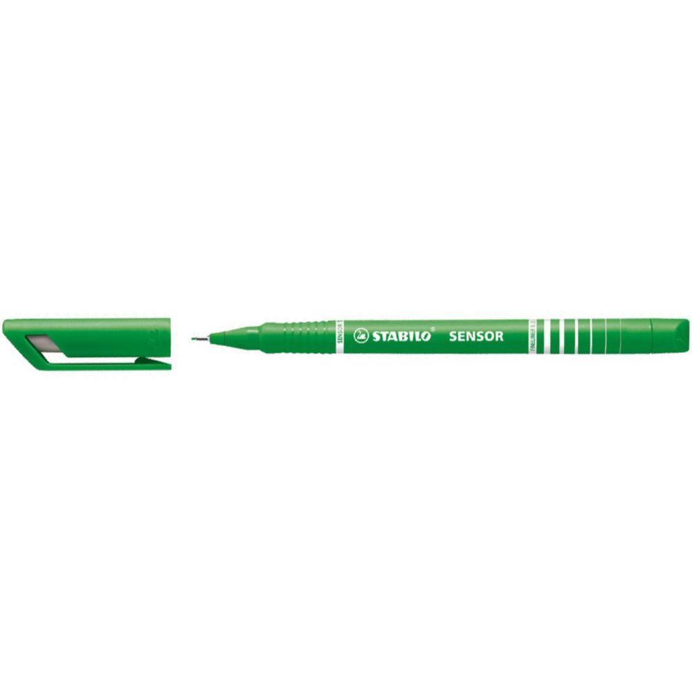 Liner 0,3mm, Stabilo Sensor zelený