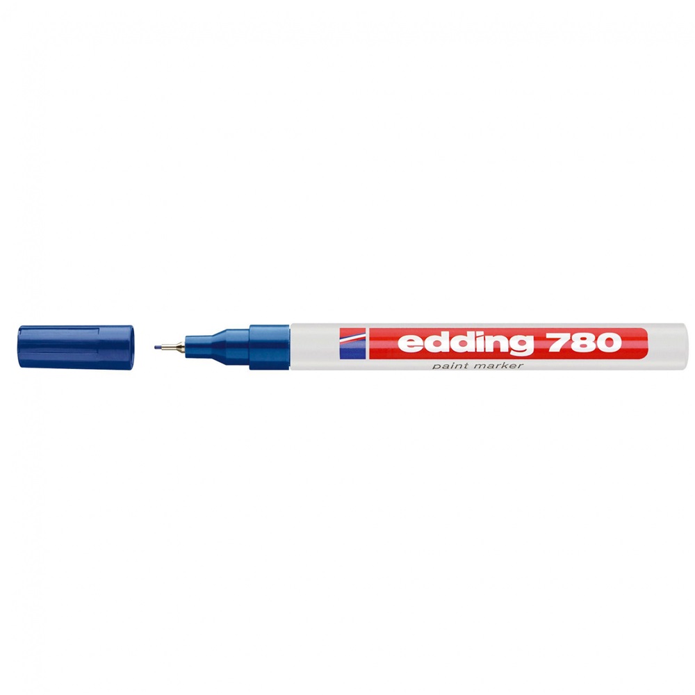 Lakový popisovač EDDING 780 modrý