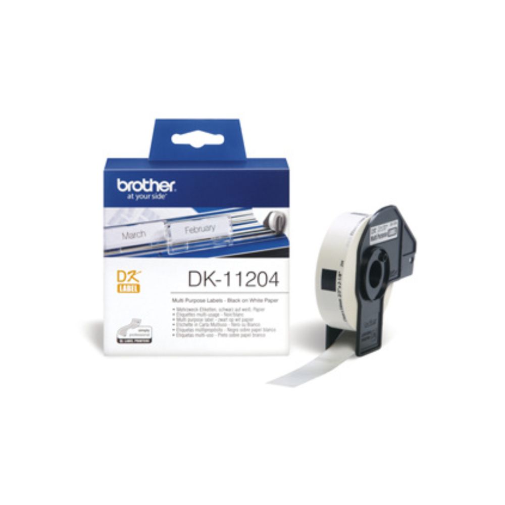 Brother DK11204 papierové štítky 400ks