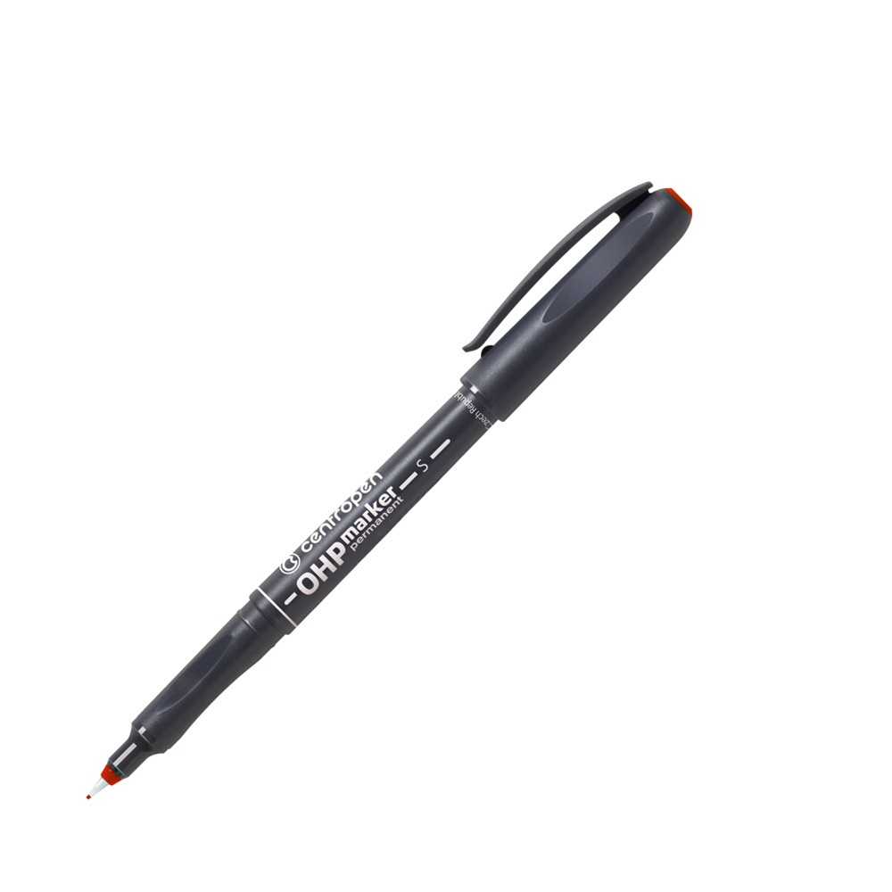 Permanentný popisovač OHP Centropen 2634 červený