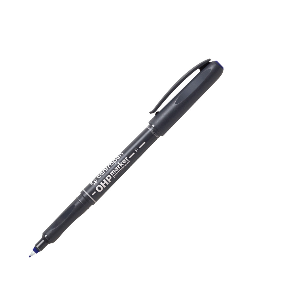 Permanentný popisovač OHP Centropen 2636 modrý