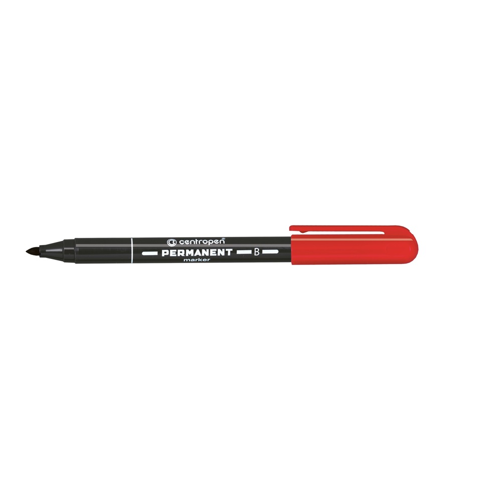 Permanentný popisovač Centropen 2836 červený