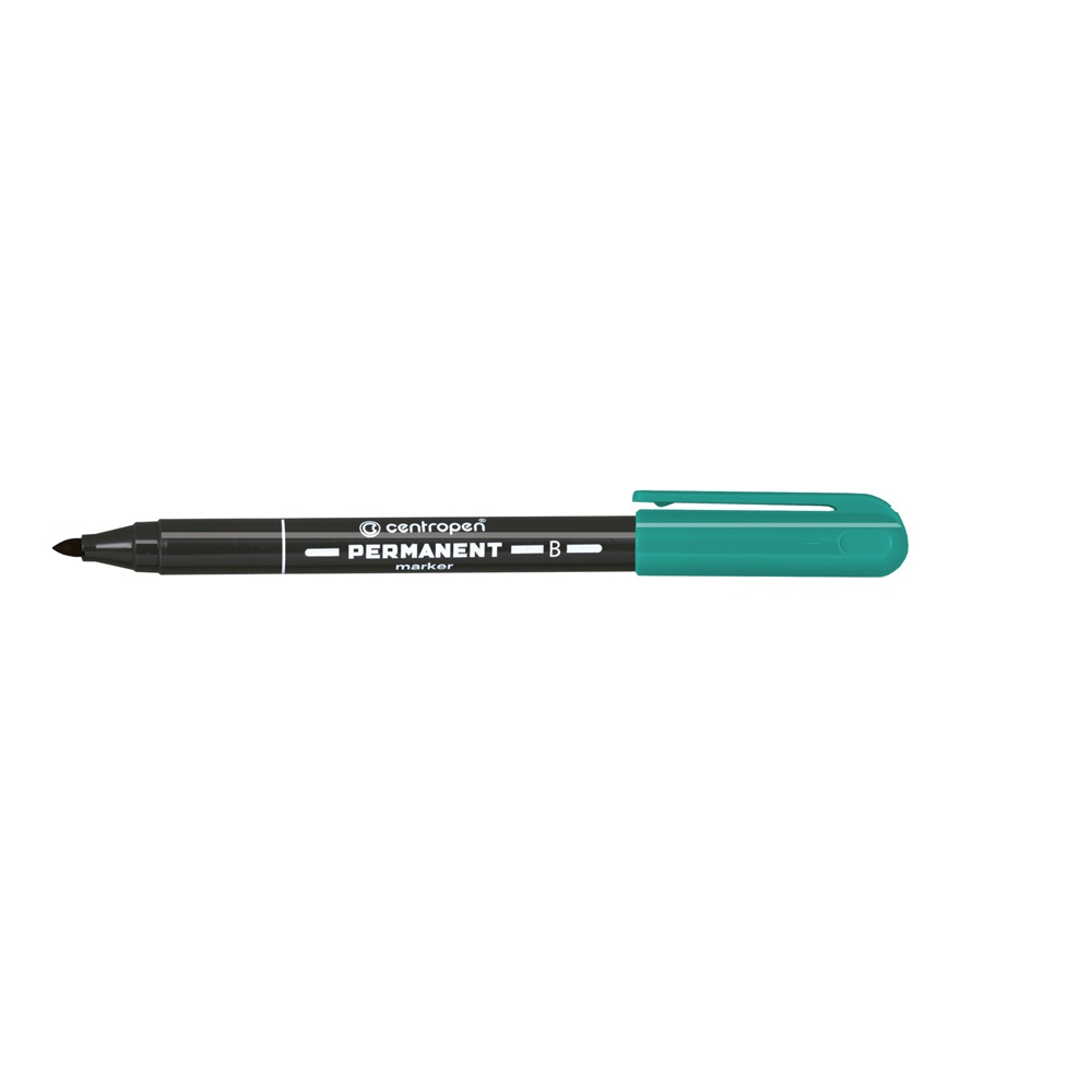 Permanentný popisovač Centropen 2836 zelený