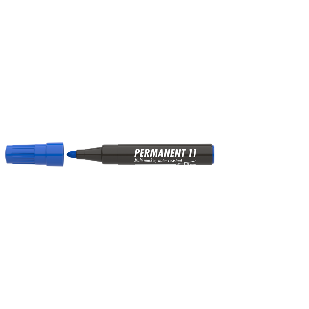 Permanentný popisovač ICO 11 modrý