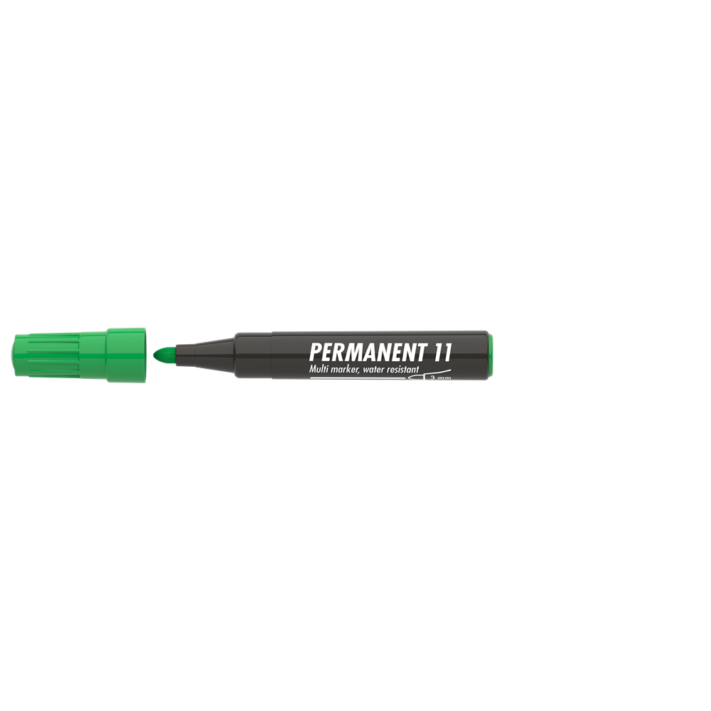 Permanentný popisovač ICO 11 zelený