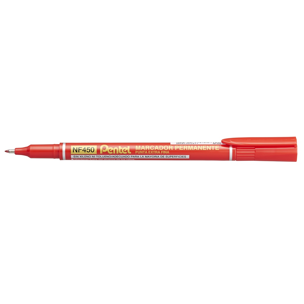 Permanentný popisovač OHP Pentel NF450 červený