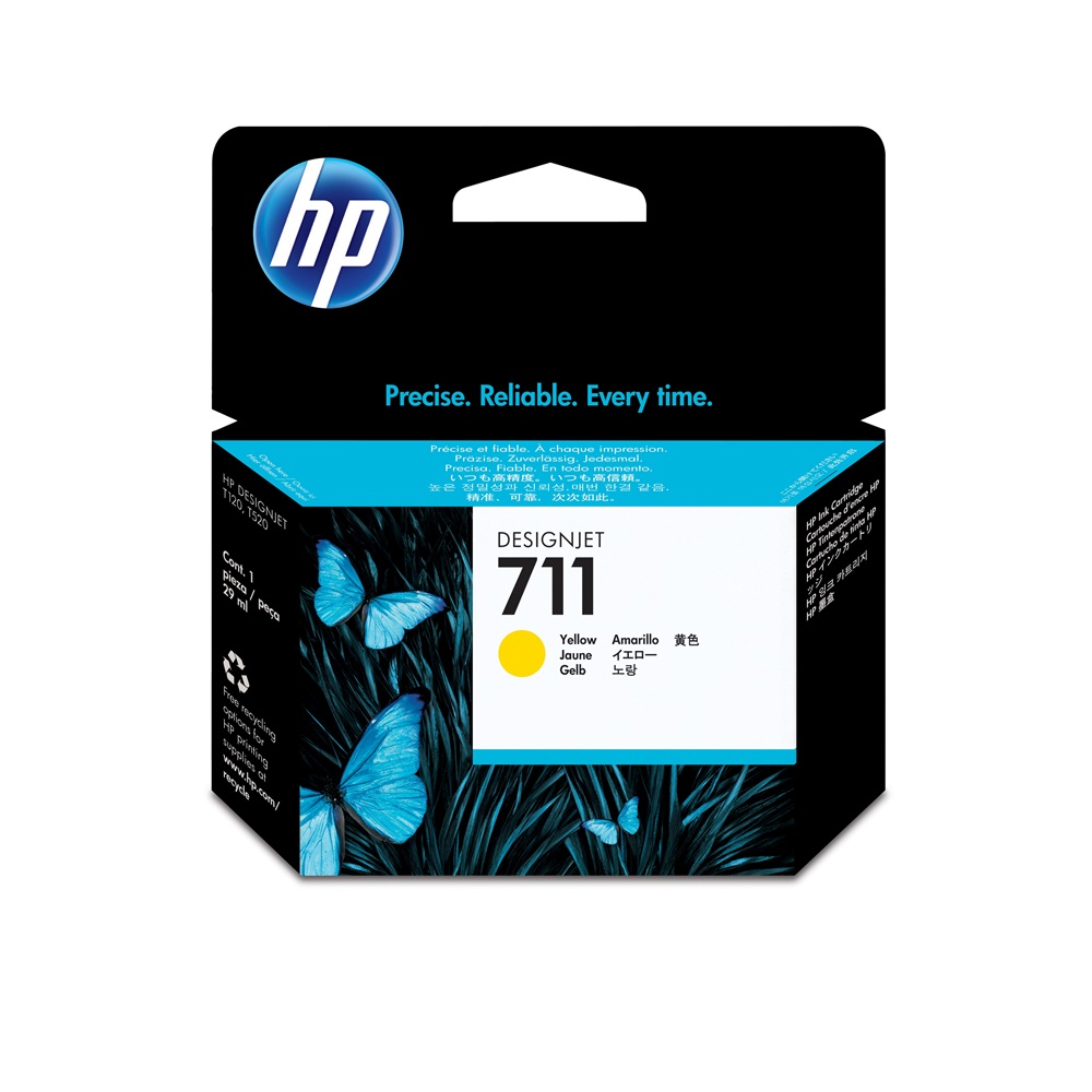 HP 711 (CZ132A) Yellow ORIGINAL