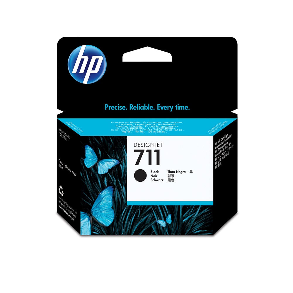 HP 711 (CZ133A) Black ORIGINAL