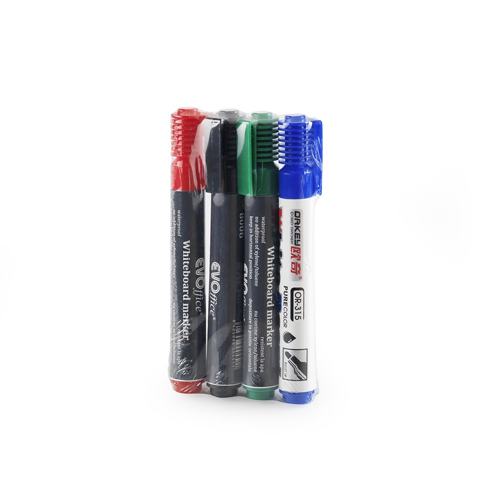 Popisovač na biele tabule 3mm Evo EV8006 sada 4ks