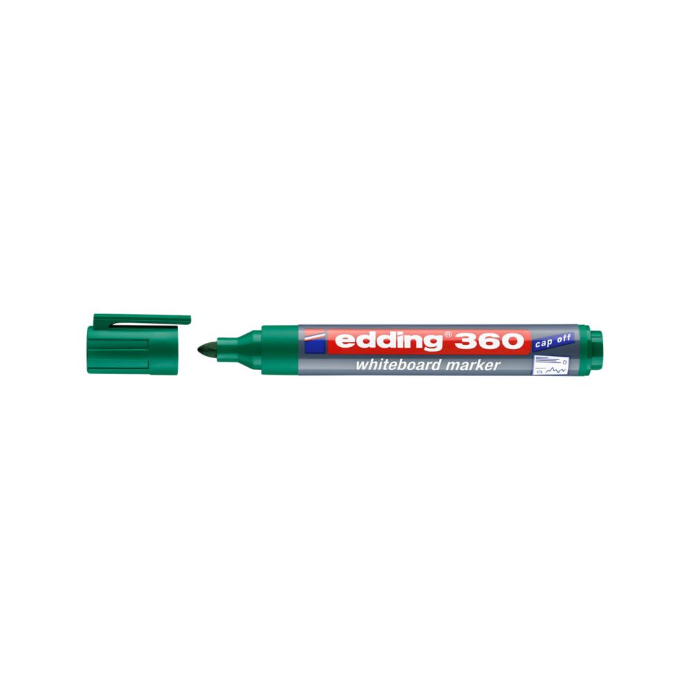 Popisovač na biele tabule 1,5-3mm Edding 360 zelený