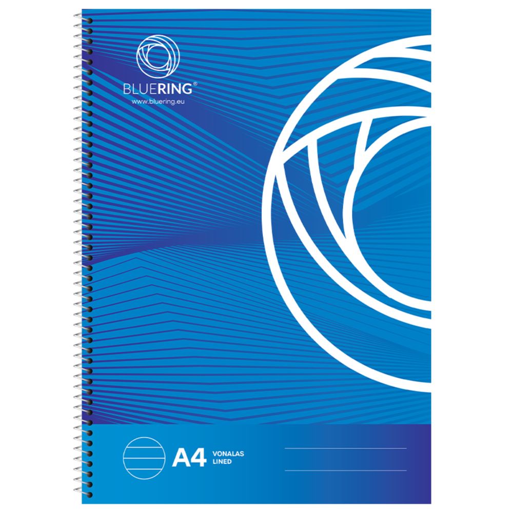 Poznámkový blok A4 70 listov Bluering® linajkový
