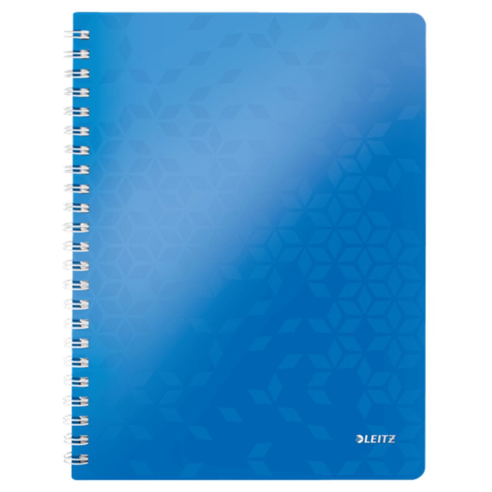 Poznámkový blok A4 80 listov Leitz Wow Blue štvorčekový