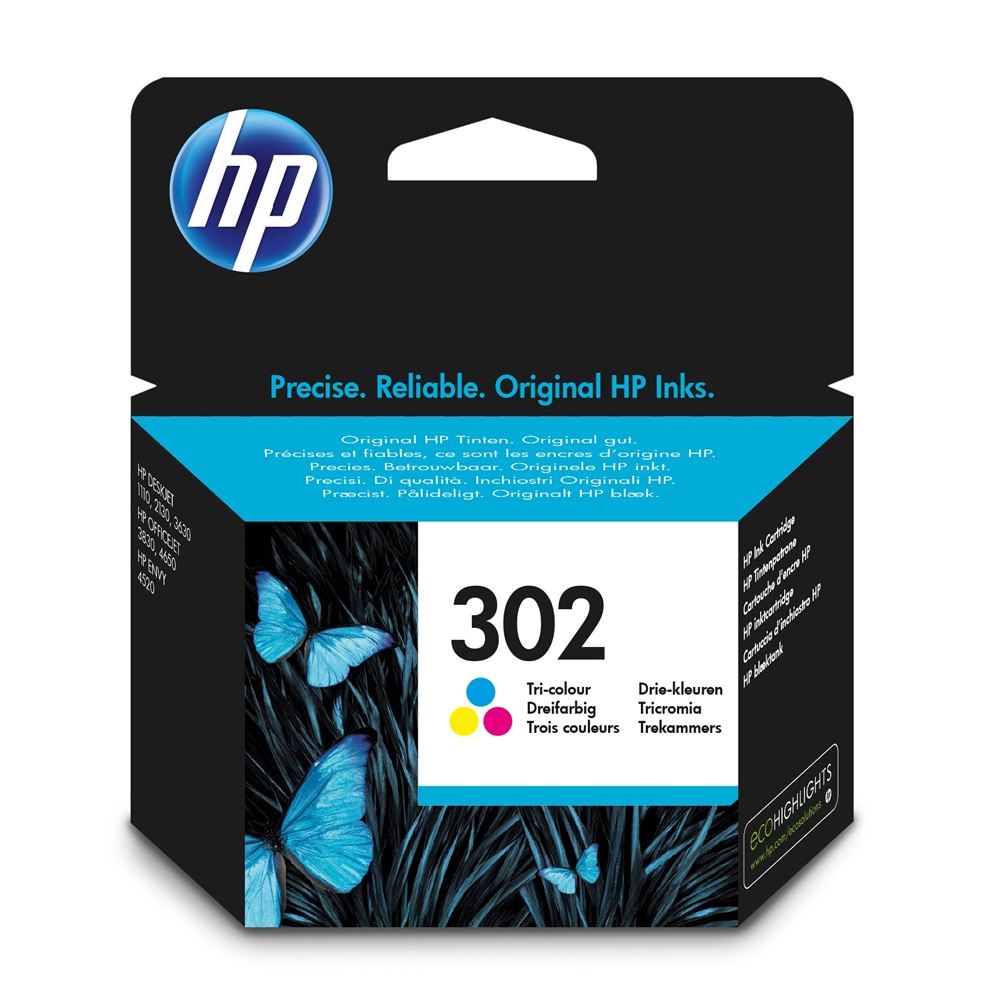 HP 302 (F6U65AE) Color ORIGINAL