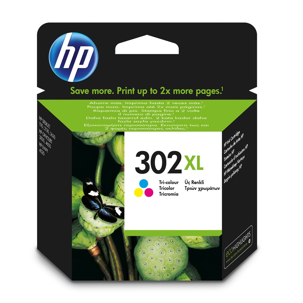 HP 302XL (F6U67AE) Color ORIGINAL