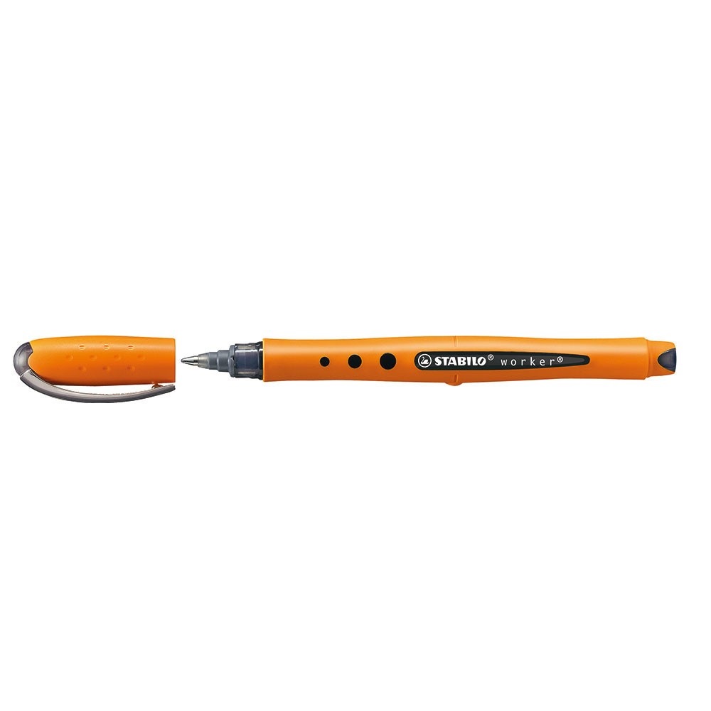 Roller 0,5mm STABILO Worker náplň čierna