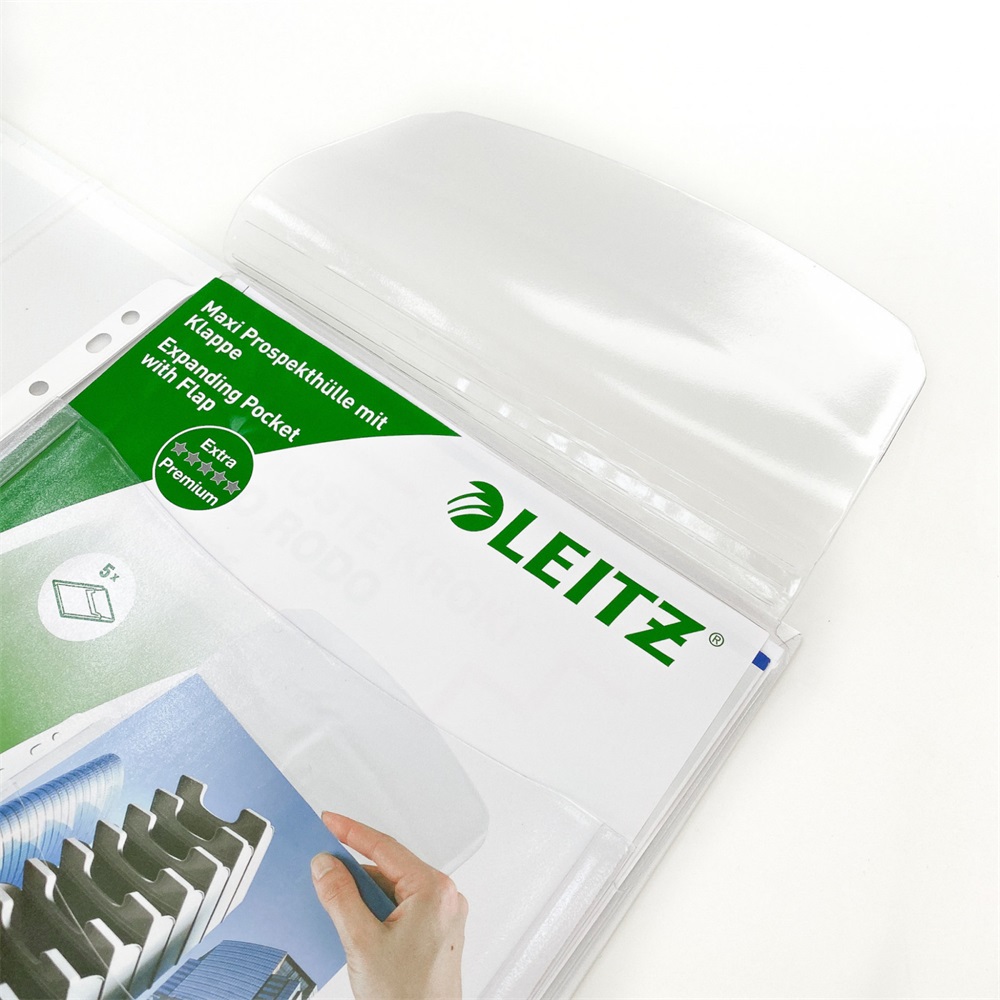 Euroobal A4 Jumbo katalógový 170mic 5ks Leitz matný s chlopňou