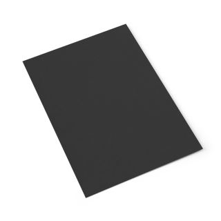 Dekoračný kartón 1 stranný 48x68cm 25 listov v balení, čierny