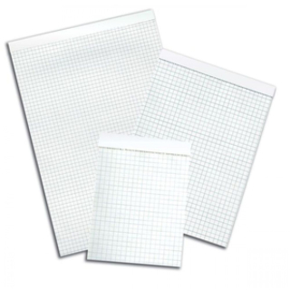 Blok papiera A5 perforovaný 50 listov, Bluering® štvorčekový