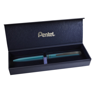 Roller gélový tyrkysový matný Pentel Energel BL2507-SE náplň modrá
