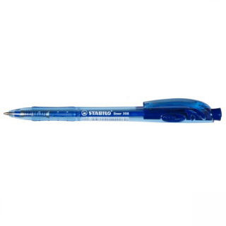 Guľôčkové pero 0,38mm STABILO Liner 308 modré