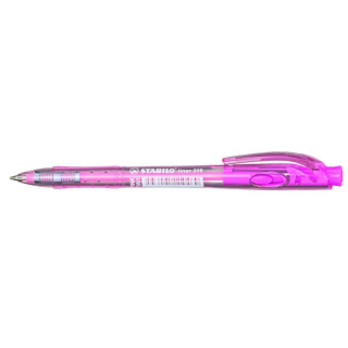 Guľôčkové pero 0,38mm STABILO Liner 308 ružové