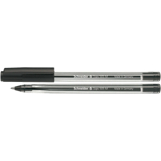 Jednorazové guľôčkové pero 0,5mm SCHNEIDER TOPS 505 M čierne