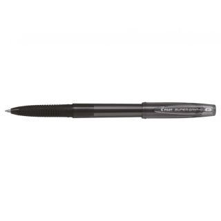 Guľôčkové pero s vrchnákom PILOT SUPER GRIP G čierne