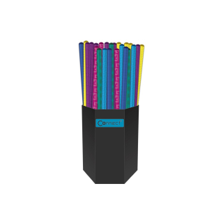 Ceruzka grafitová HB Connect balenie 72ks mix metalických farieb