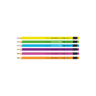 Ceruzka grafitová HB s gumou Connect balenie 72ks mix farieb