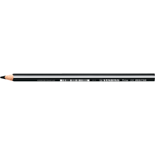 Ceruzka farebná STABILO TRIO čierna