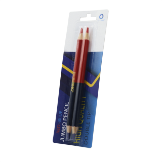 Ceruzka dvojfarebná Bluering® Jumbo červená-modrá 2ks v balení