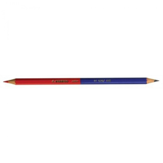 Ceruzka dvojfarebná STABILO 979/815 červená-modrá