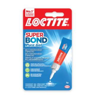 Sekundové lepidlo 3g LOCTITE Super Bond Pure Gel