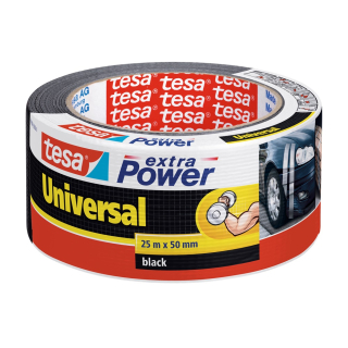 Textilná páska 50mm x 25m Tesa Extra Power Universal čierna