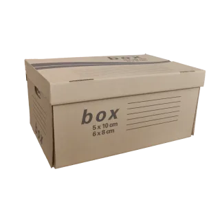 Archívna krabica 54x36x25cm s výklopným vekom Fornax hnedá