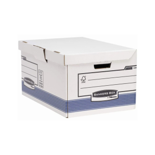 Archívna krabica s výklopným vekom Fellowes Bankers Box System 2ks bielo-modrá