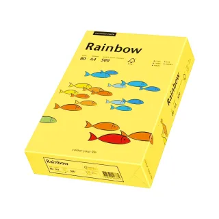 Farebný kopírovací papier A4 80g 500ks Rainbow® intenzívny žltý