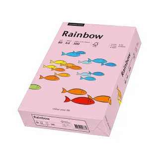 Farebný kopírovací papier A4 80g 500ks Rainbow® svetloružový