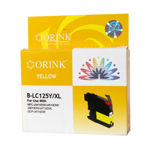 Brother LC125XL Yellow ORINK PREMIUM